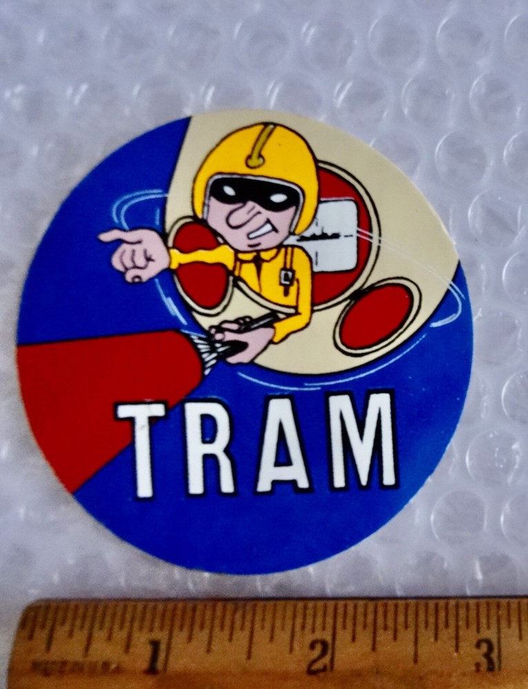 tRAM INTRUDER TARGET RECOGNITION ATTACK MULTI SENSOR NAVY STICKER VTG neocurio