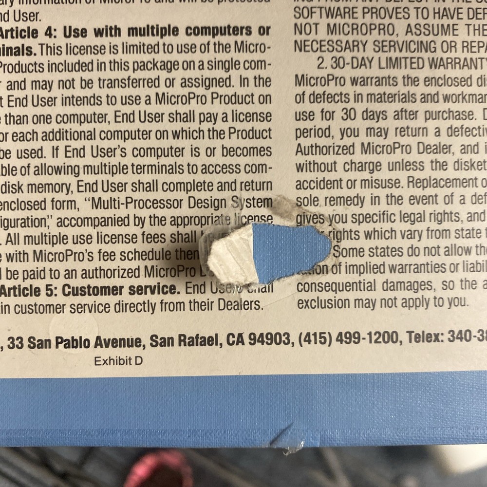 Epson QX-10 Version 3.30 Spellstar Software Micropro Vintage In Package