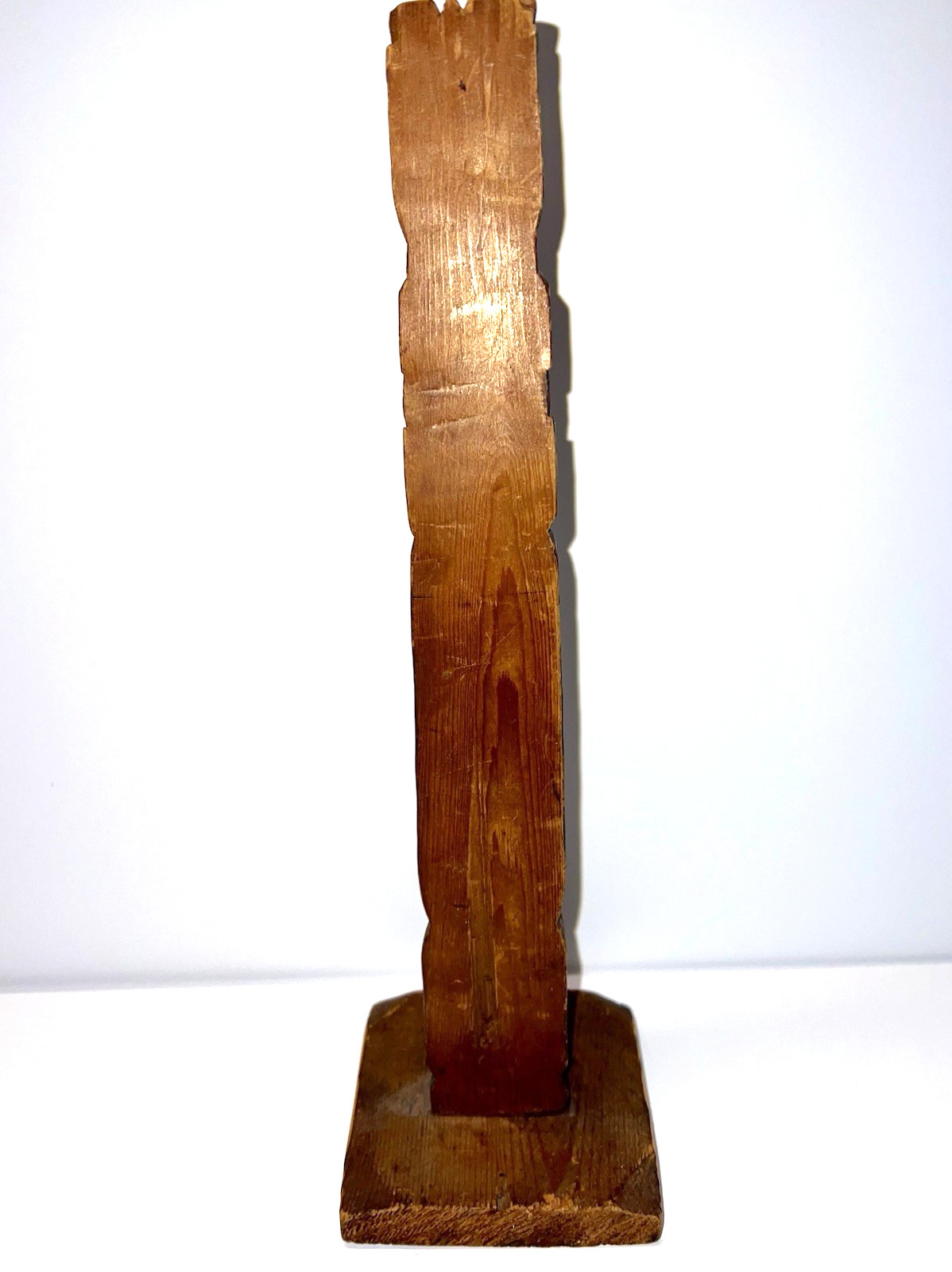 Native American Indian Pacific Northwest Coast Wood Cavred Totem; 13 1/2" Tall