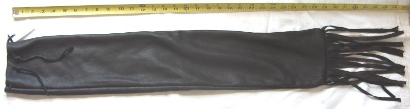 Leather Bag For Native American Pipe .  28"  -#59