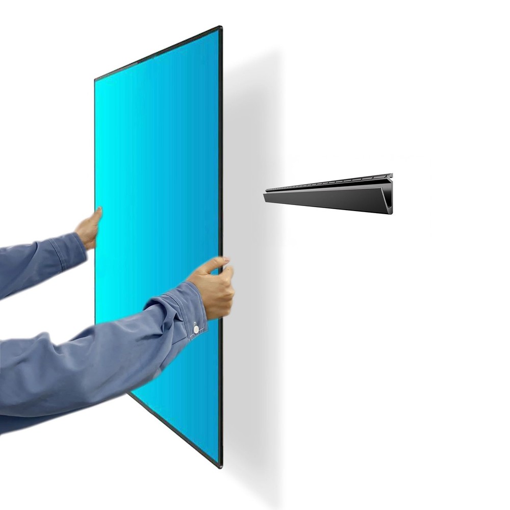 Studless TV Wall Mount 32-75" Drywall Bracket, 150 lbs, No Drill, Easy Install