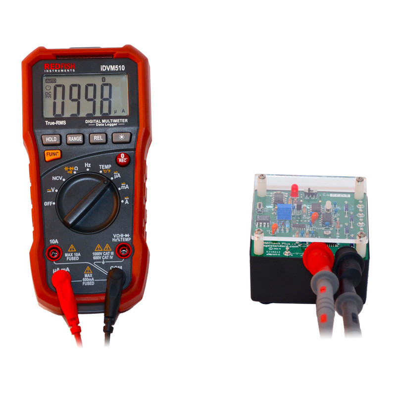 Supco Redfish TechLink iDVM510 Wireless Multimeter - True RMS, Bluetooth, HVACR