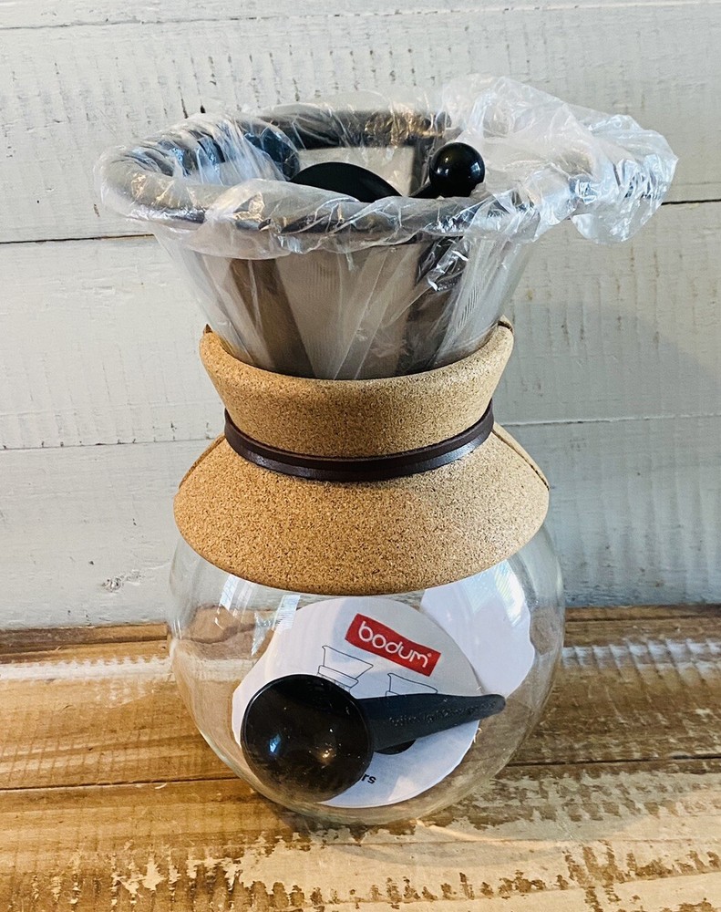 New Bodum Pour Over Coffee Maker with Permanent Filter No Box