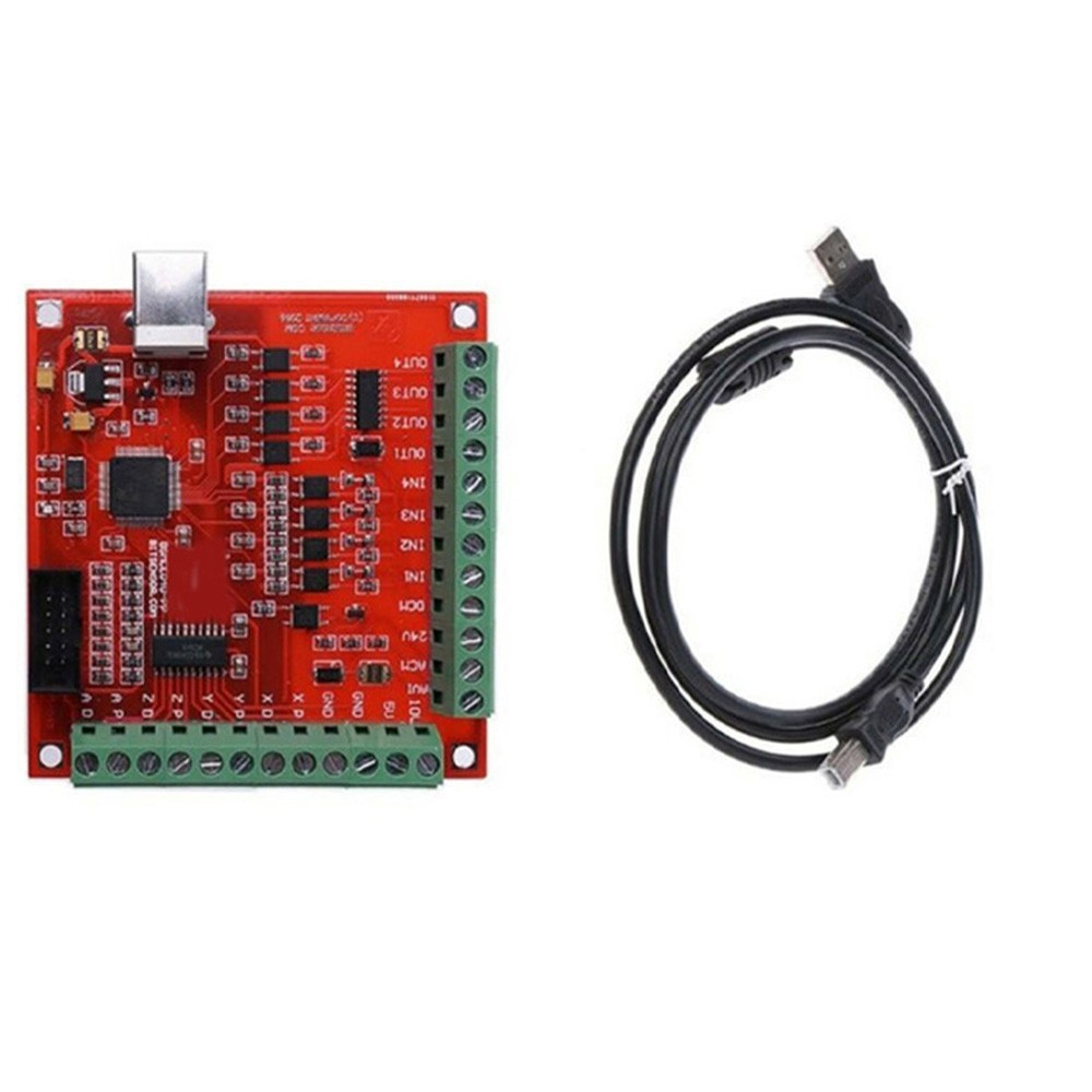 USB-MACH3 100Khz Breakout-Board 4 Axis Interface For CNC Motion Controller