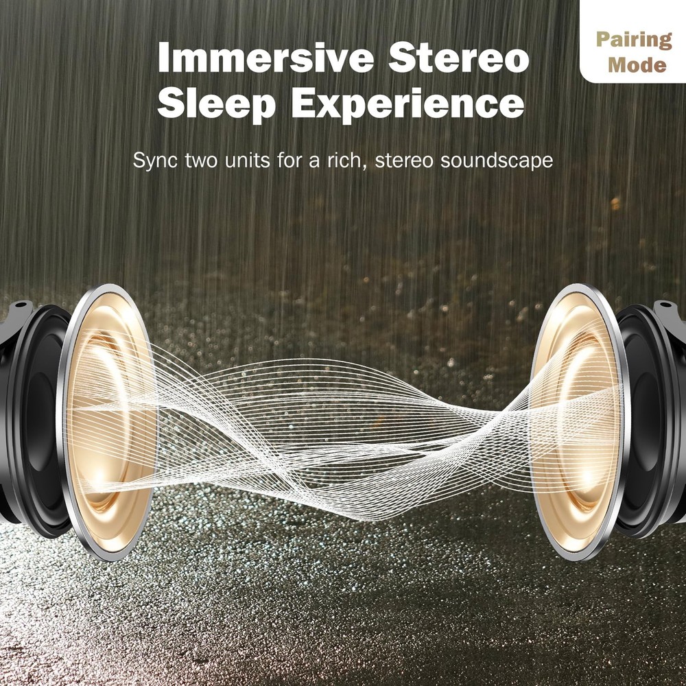 2-Pack Sync Stereo, Paussion Stereo Playback Function - 2 Sets, White