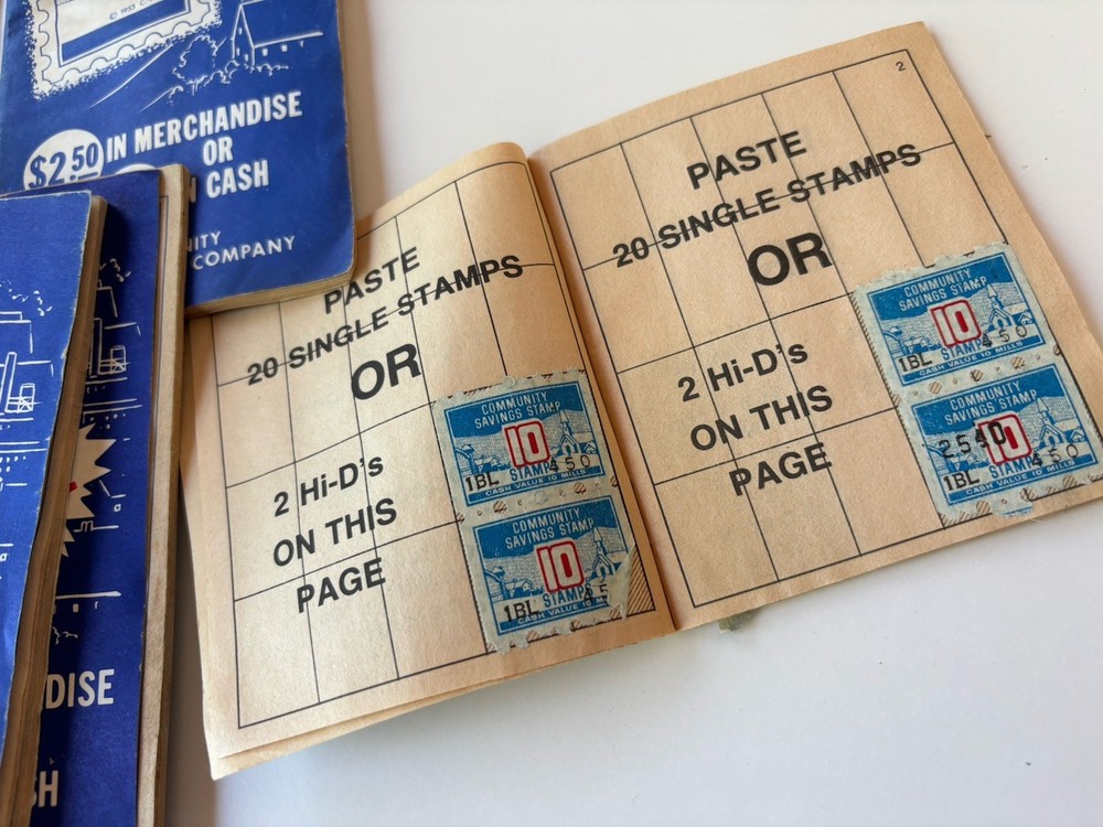 7 Community stamp Books 1953