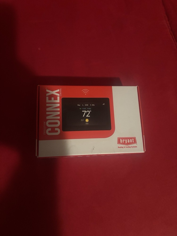 Bryant Evolution Connex Wi-Fi Programmable Thermostat Alexa Compatible Black