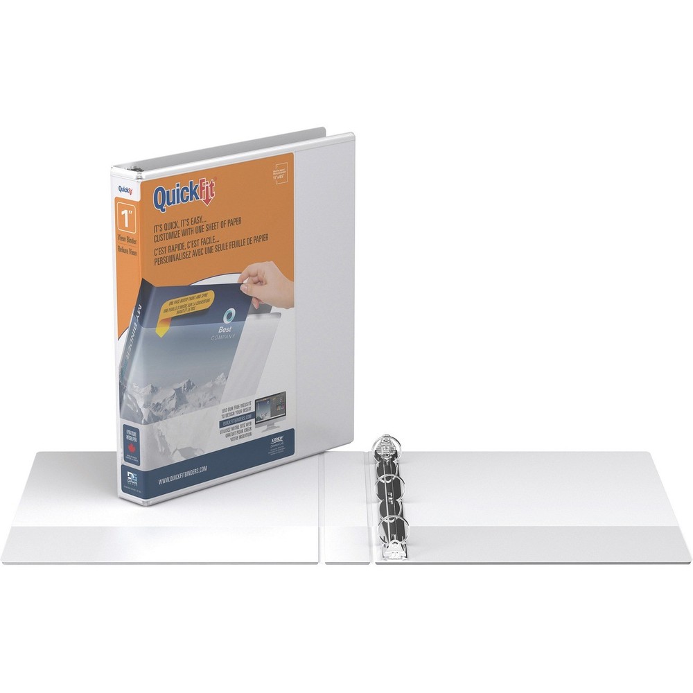 QuickFit Round Ring Unique Design Binder (88010)