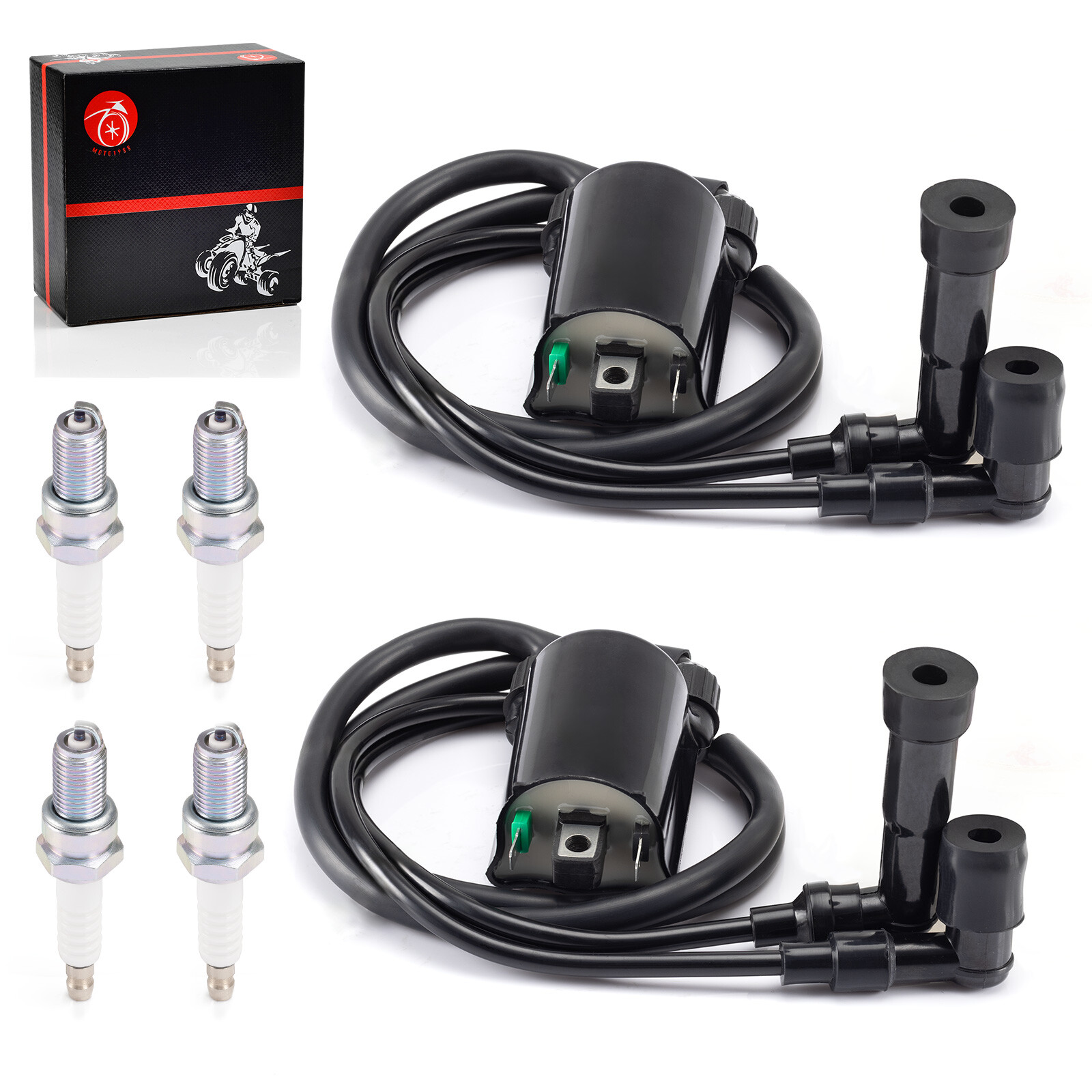 Ignition Coil & Spark plug For Kawasaki VN1500 Vulcan 1500 Classic 1996-2008