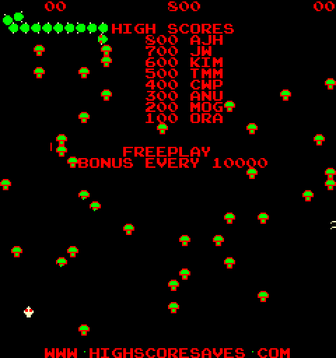Centipede High Score Save and Free Play Kit - Arcade