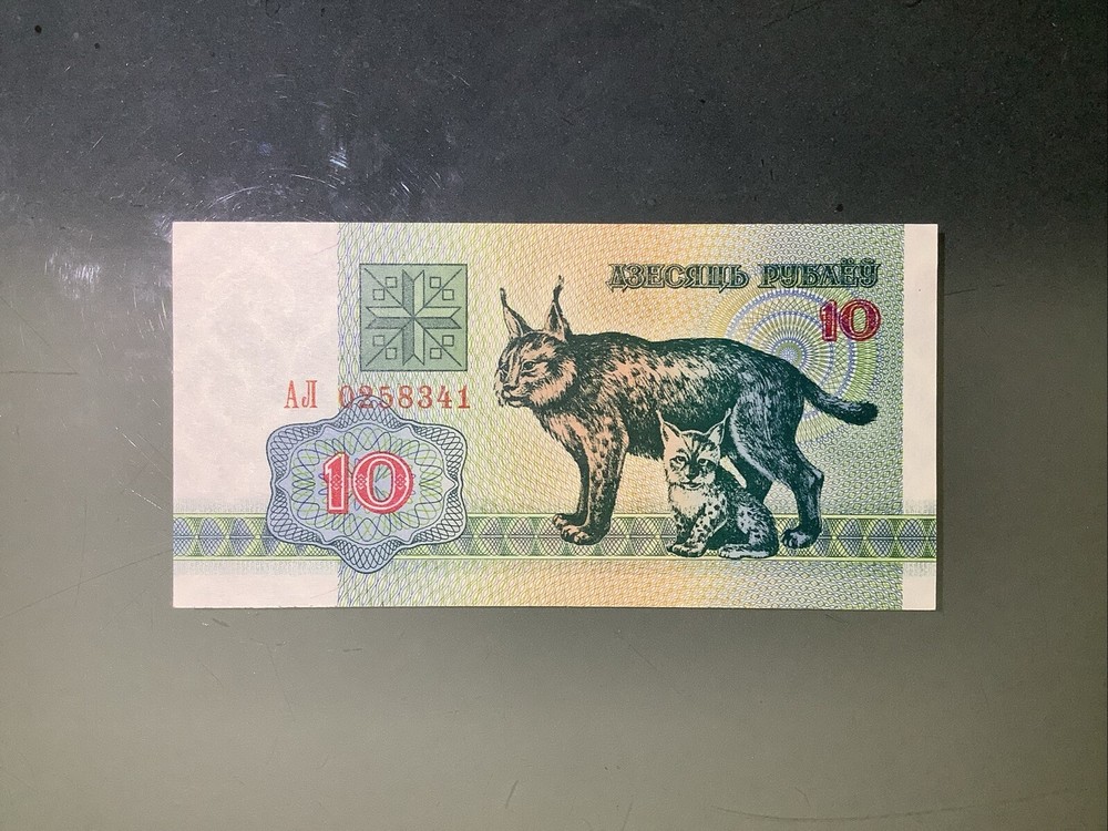 Belarus 10 Rubles 1992 AU/UNC