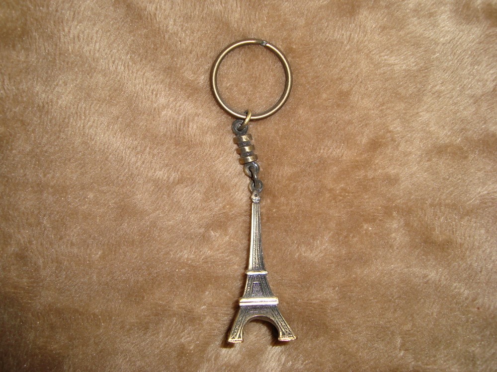 Paris Eiffel Tower 2" tall Keychain