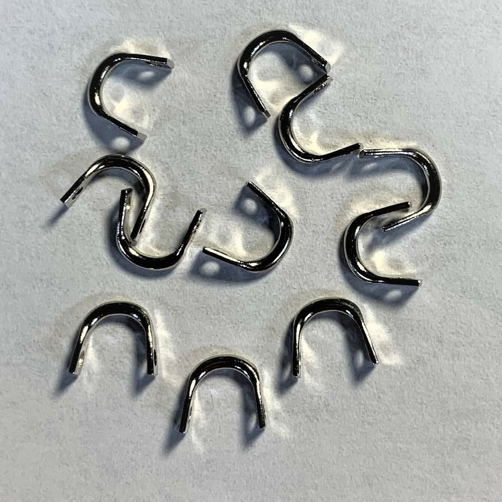 Stirrup Clevis, Brass & Nickel, (50) Per Pack