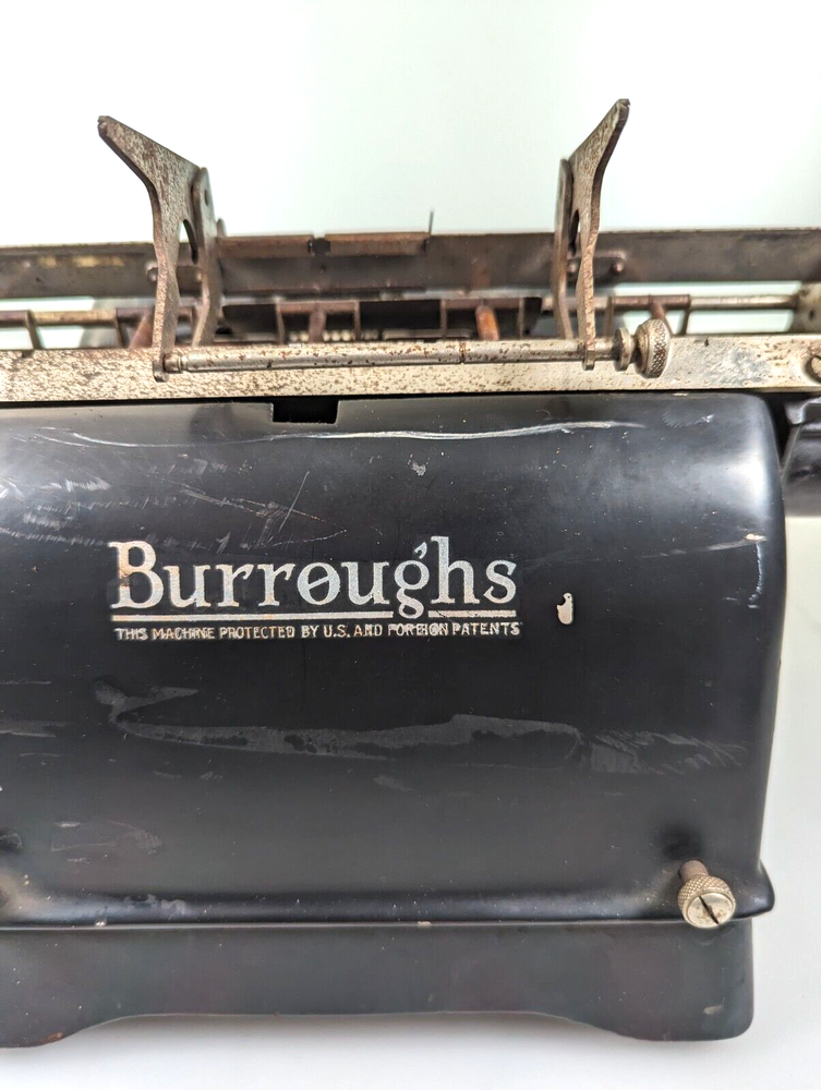 Rare Vintage Burroughs Adding Machine 3-754854