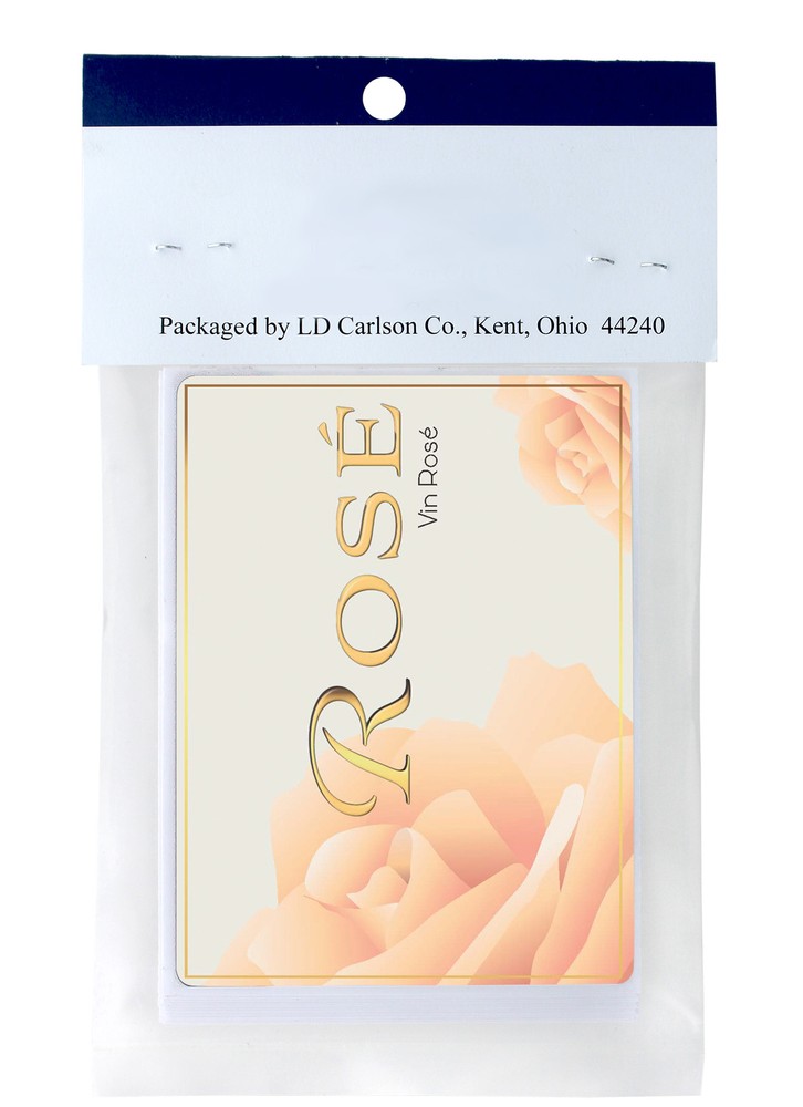 Rose Wine Labels 30/Pack Varietal Collection