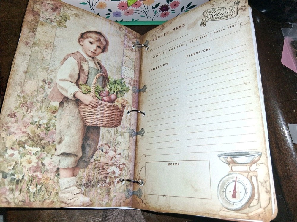 Favorite Recipes Junk Journal Scrapbook