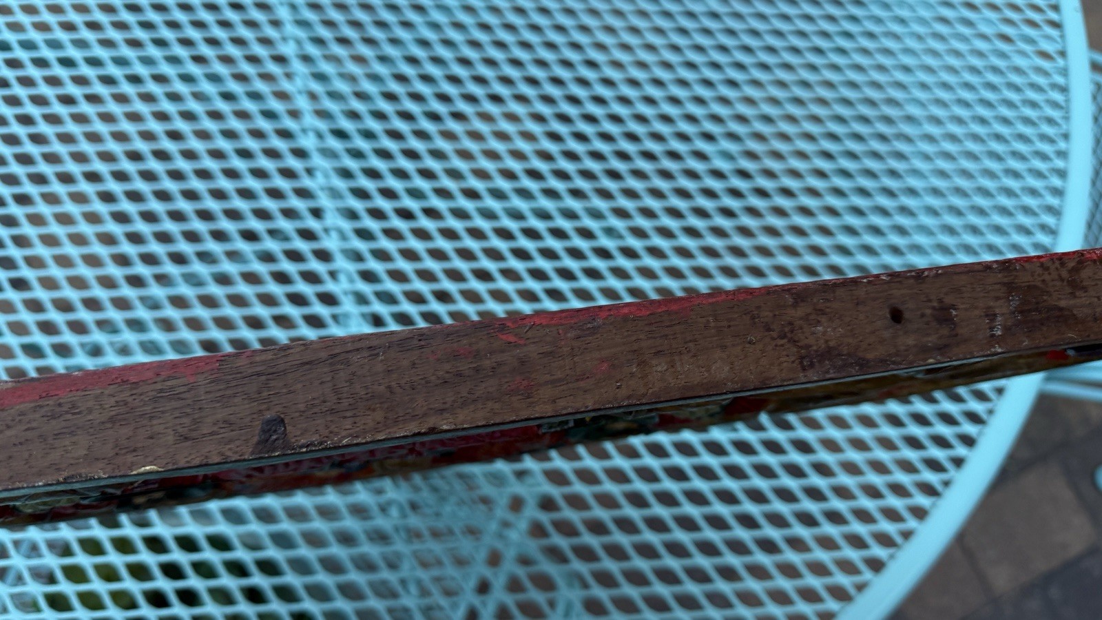 Vintage Tibetan Buddhist Traditional Hand Carved Painted Wood Door Topper (?)