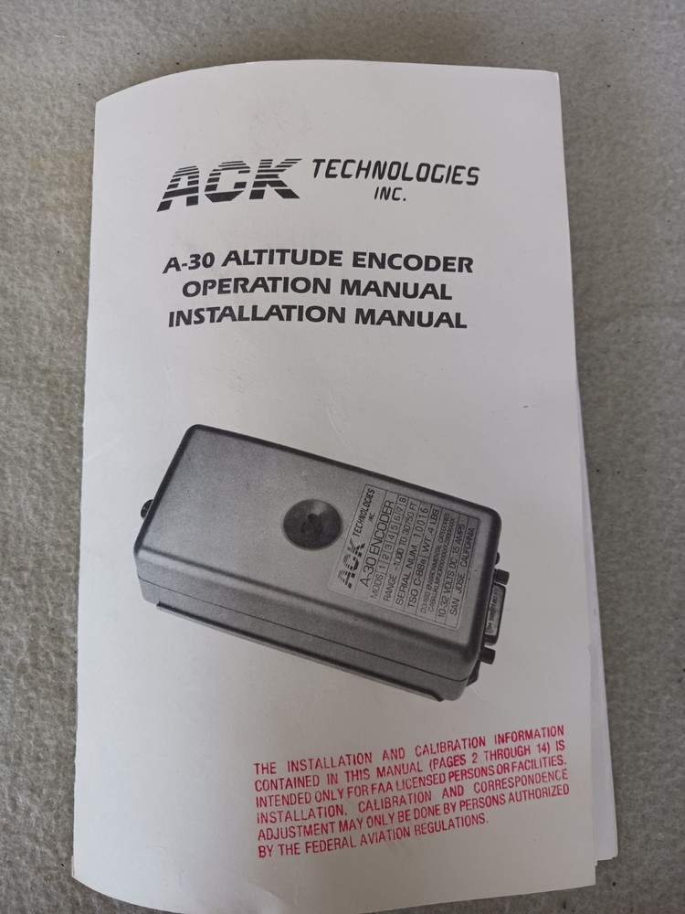 ACK Technologies A-30 Encoder