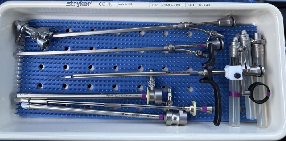 Stryker Resectoscopy Cystoscopy Set with sterilization case excellent condition