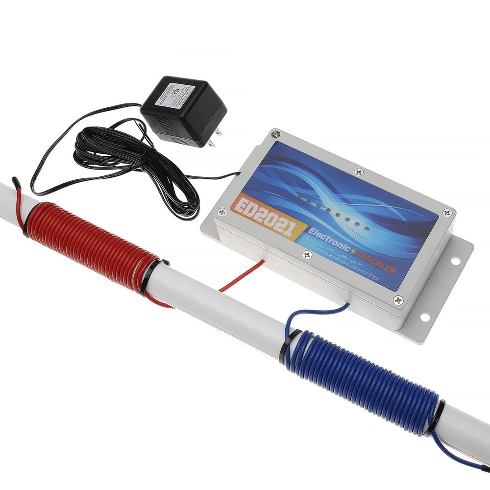 Electronic Water Descaler System Reduces Limescale, Rust, and Minerals
