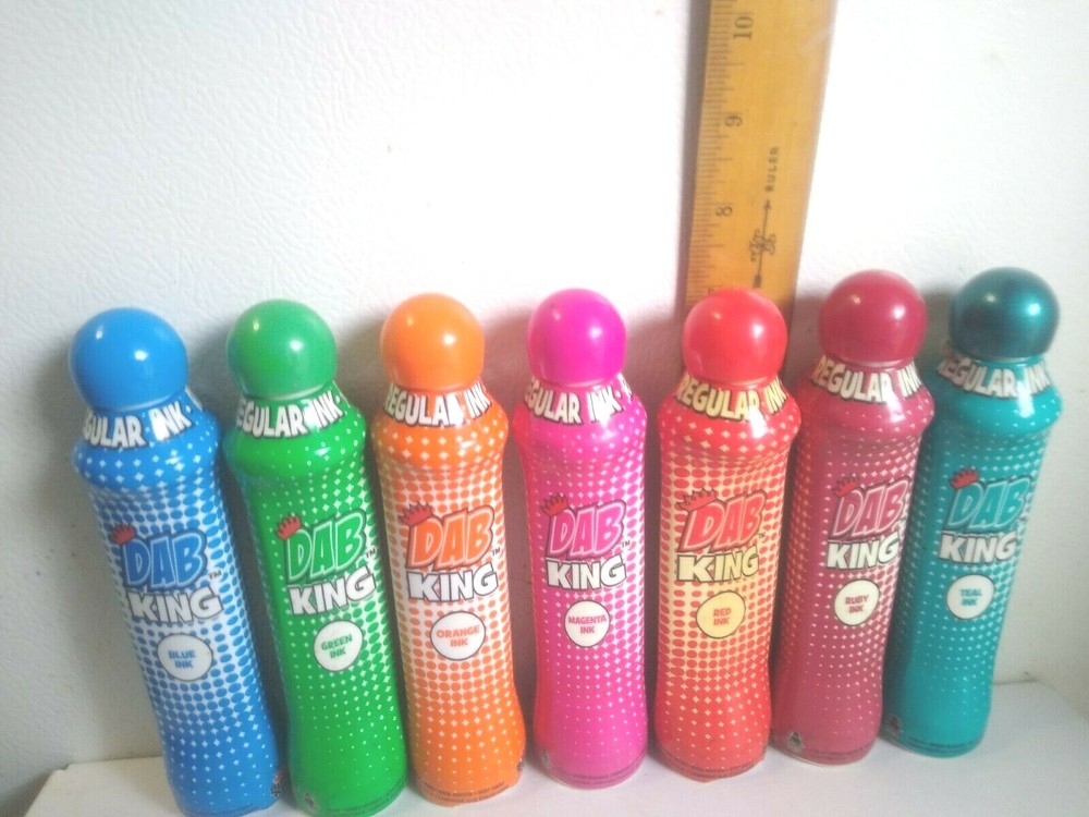 Dab King Bingo Daubers 4 oz Assorted Colors You Select