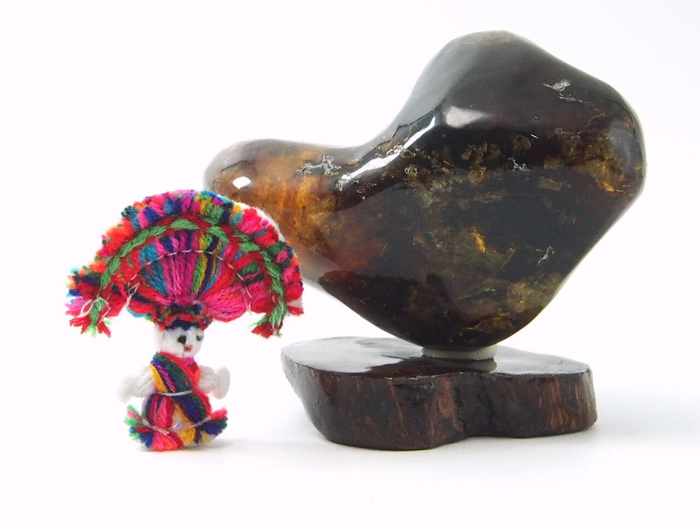 Fully Polished Mexican Amber 132.7 g