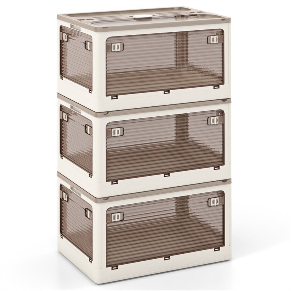 3-Pack Stackable Storage Bins 20 " X 14.5 " X 12 "