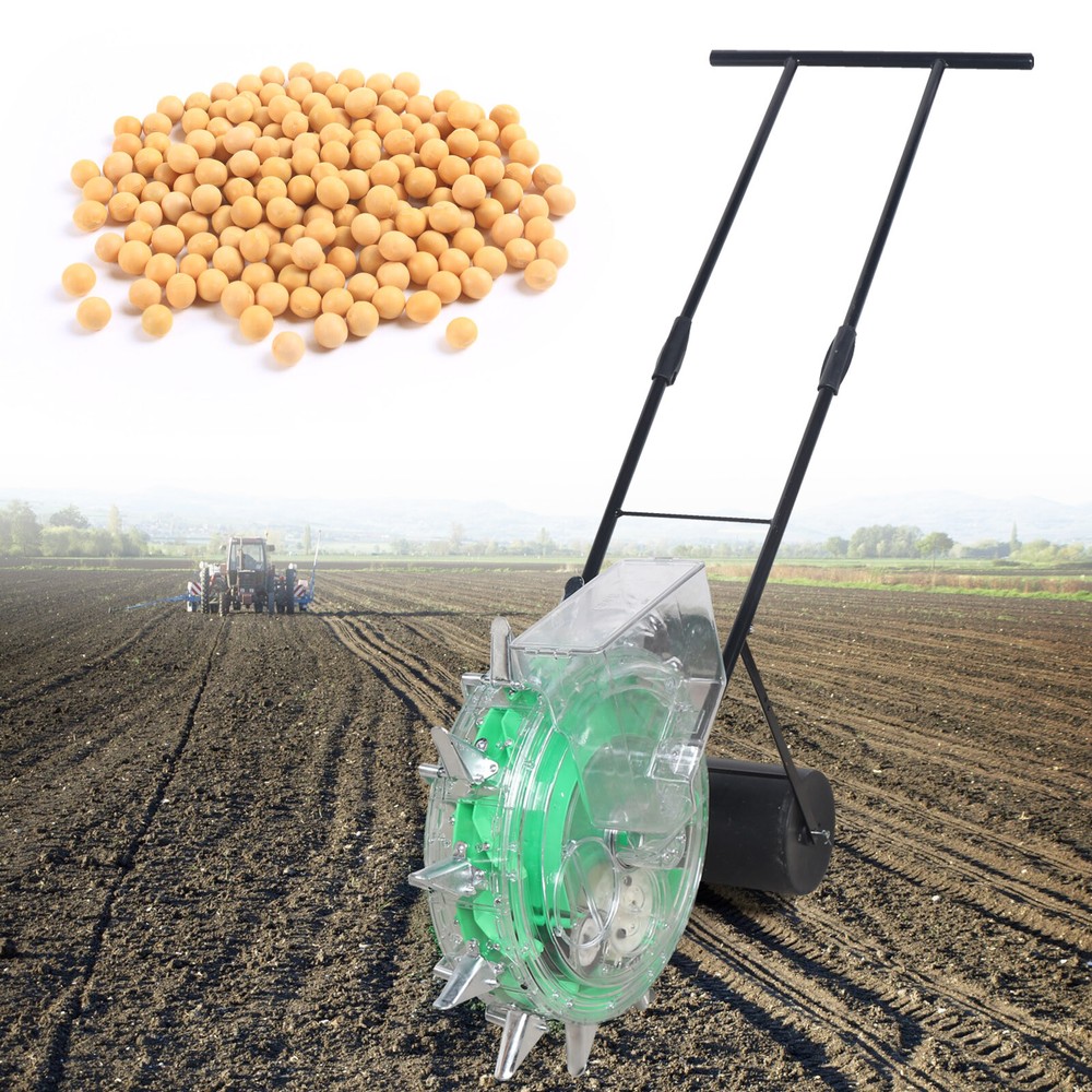 Manual Peanut Planter Hand-push Roller Seeder Corn Soybean Fertilizer Machine
