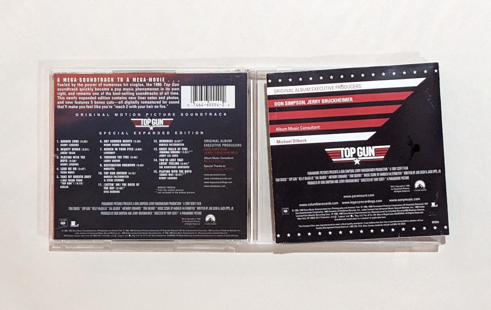 Kenny Loggins TOP GUN signed compact disc SPECIAL EXPANDED EDITION cd COA