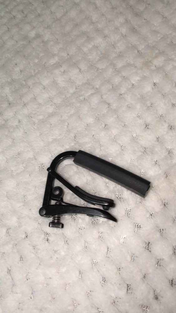 Shubb C2K Capo Noir for Nylon String Classical Guitars, Black Chrome