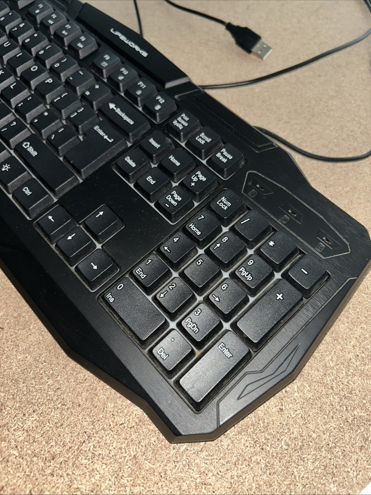 Lifeworks Lightup Gaming Keyboard Black