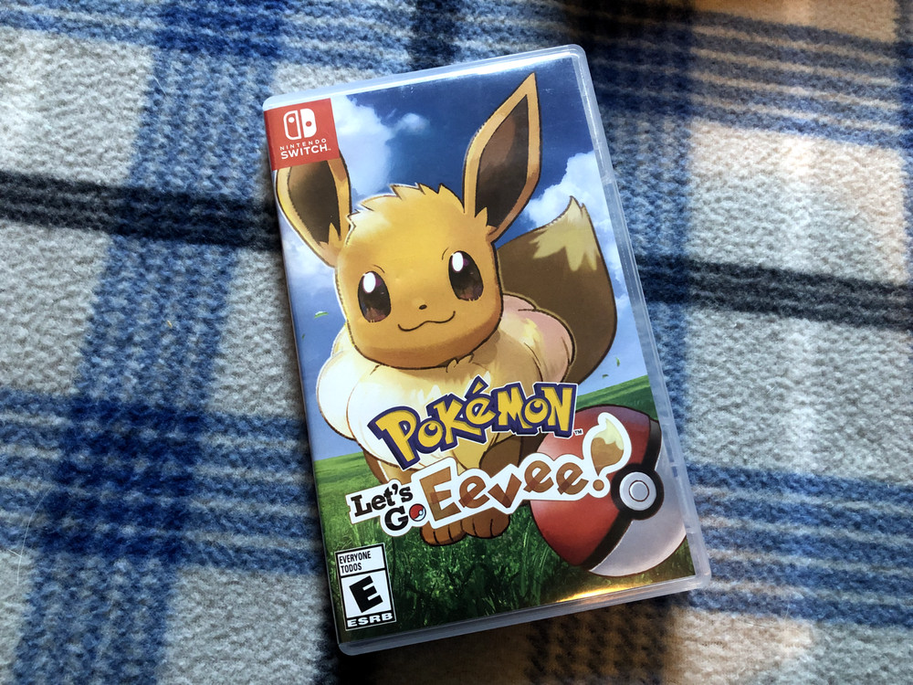 Pokemon Let's Go Eevee Game CASE ONLY