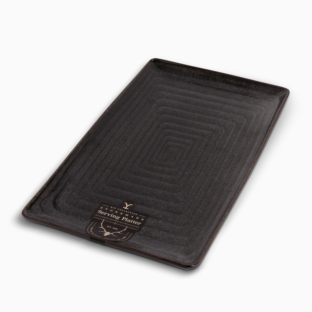 Yellowstone Ceramic Rectangular Platter, Rip Collection