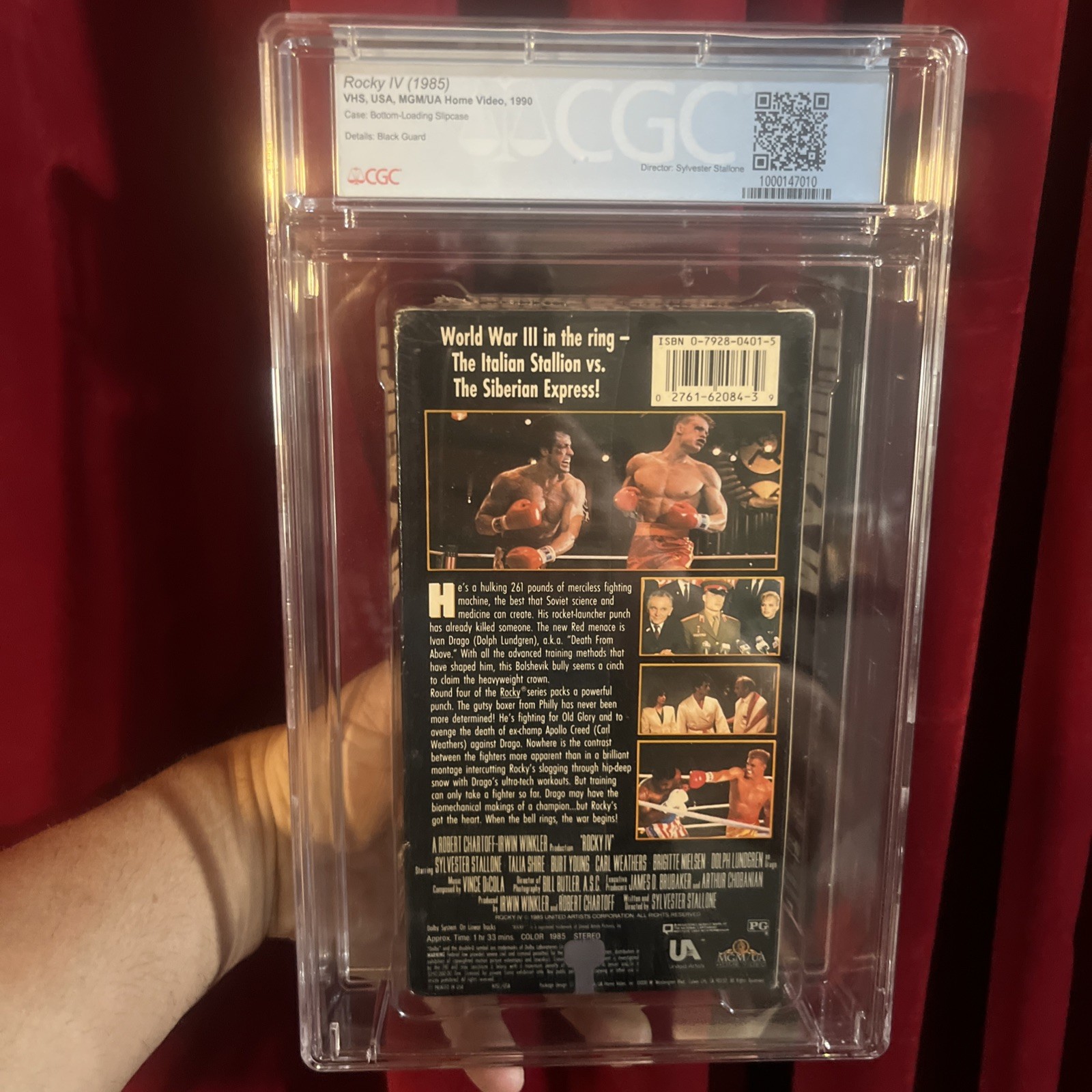 1990 Rocky 4 Tape CGC 9.0 A+ HTF