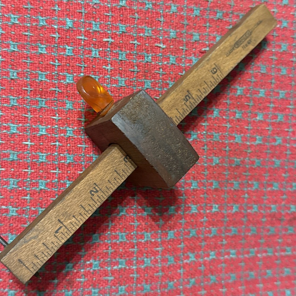 Vintage Stanley Tools Marking Mortise Gauge Scribe Carpentry 🇺🇸 Nice!