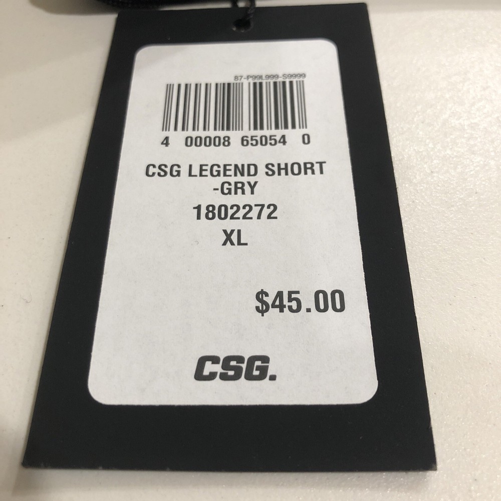 CSG Light Grey Legend Shorts XL