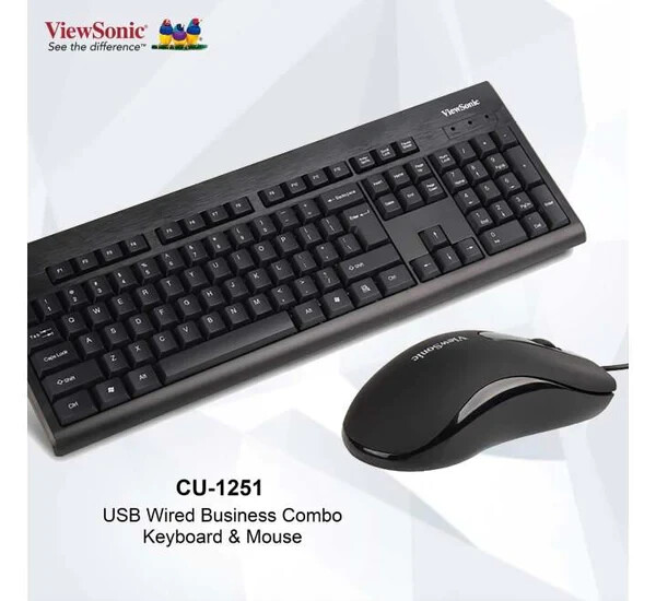ViewSonic CU1251 Wired Keyboard and Mouse Combo (SPANISH)