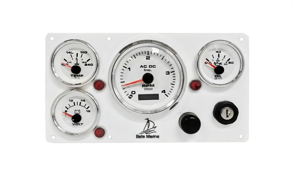 Beta Marine Engine Instrument Panel