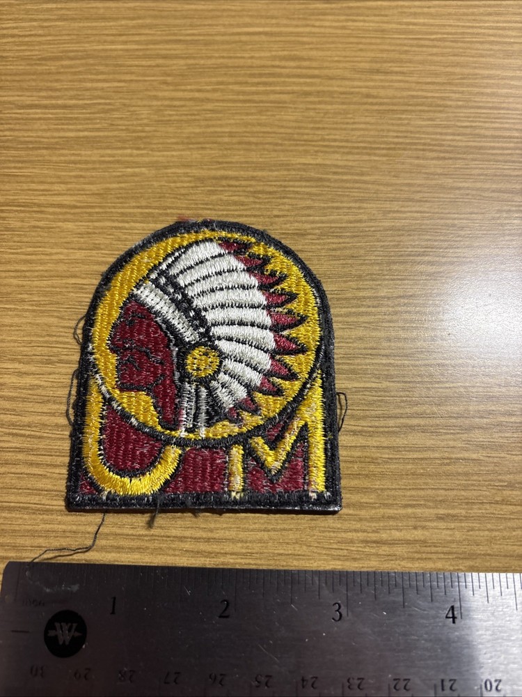 MJ Red Indian Head Patch