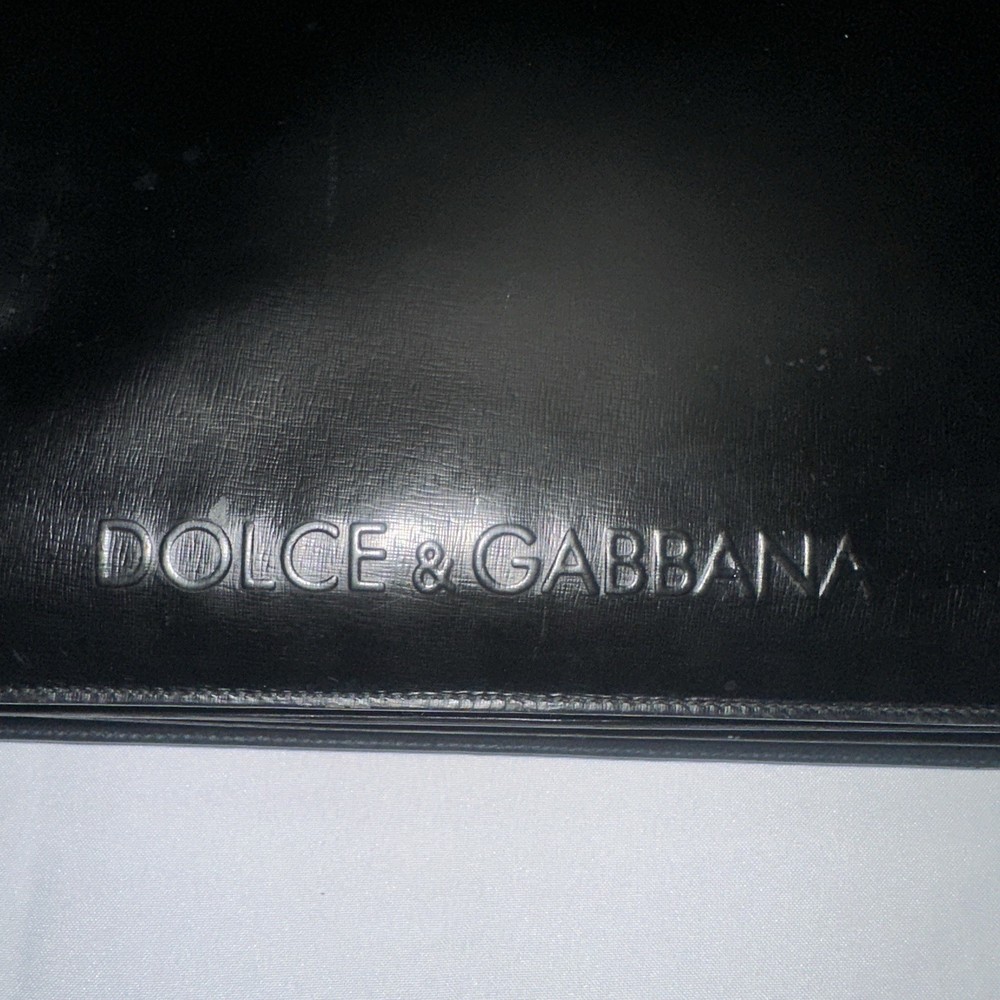 Dolce & Gabbana Men’s Black Briefcase/Document Case Top Handle Push Lock