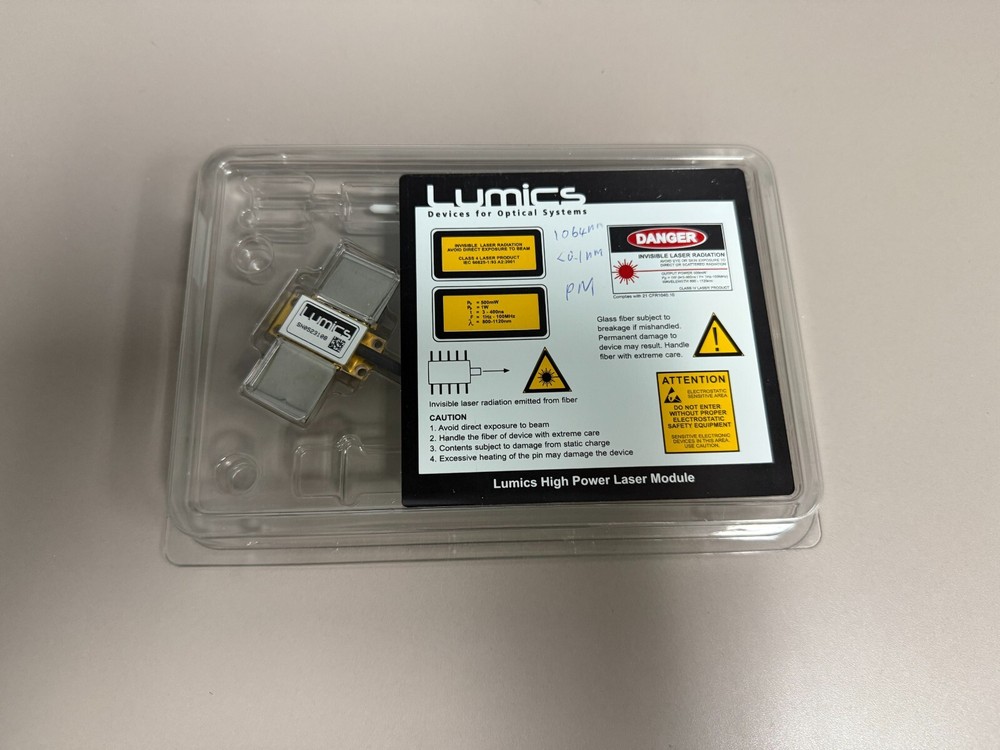 Lumics 500mW FBG Stabilized Cooled 14-pin Laser Pump Module
