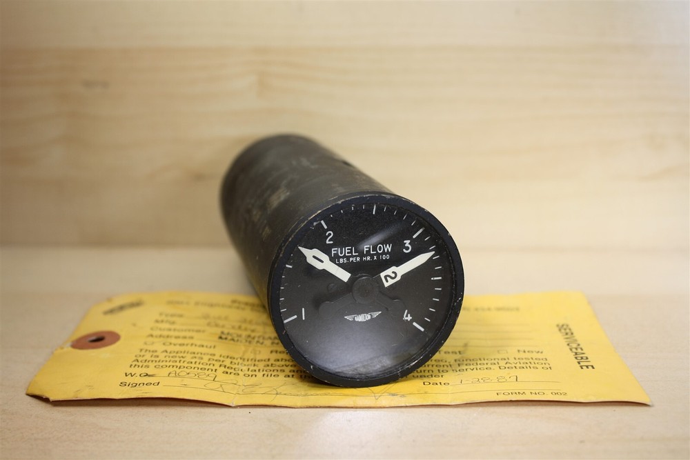 Bendix 25602-A370-7-A1 Autosyn Dual Fuel Flow Indicator