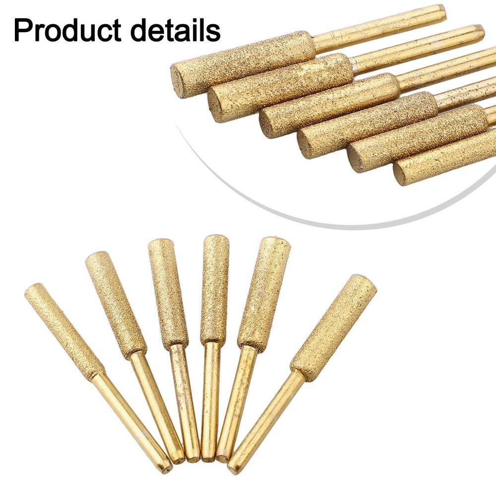 Coated Cylindrical Burr Chainsaw Grinding Whetstone for Improved Efficiency