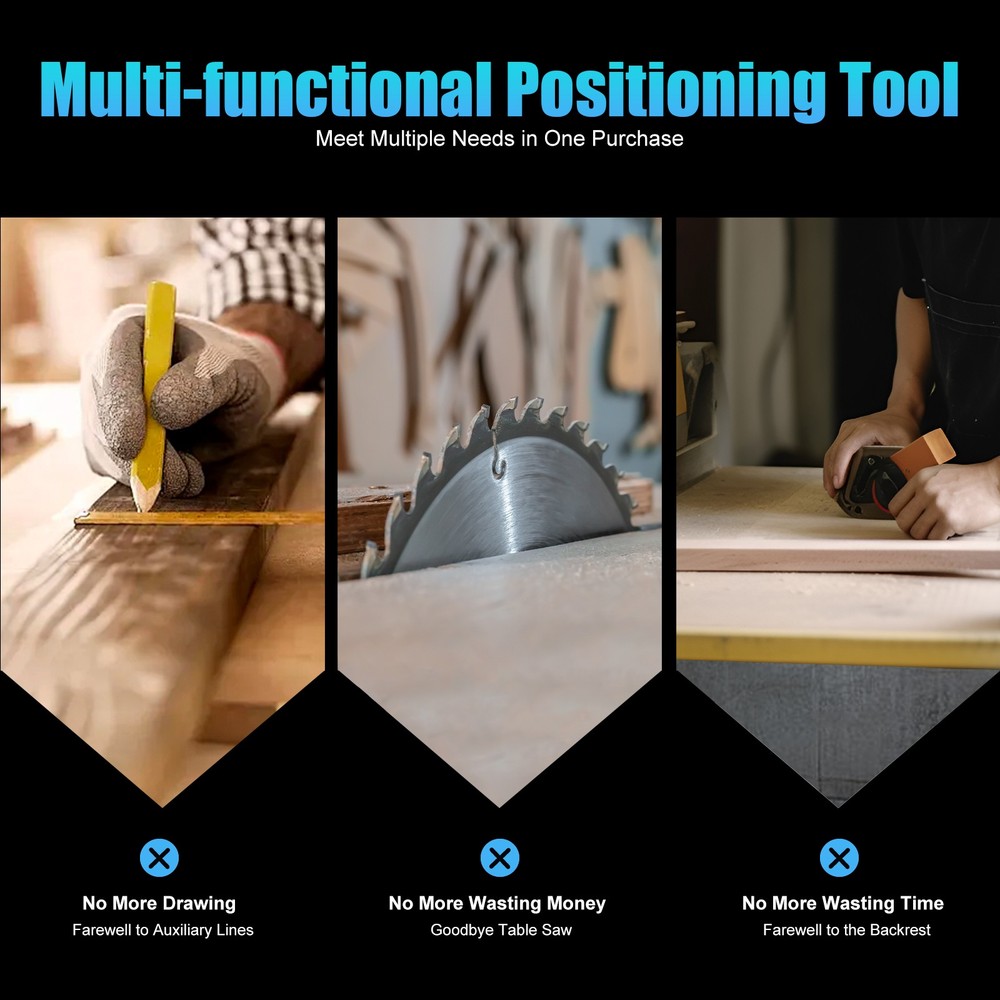 Circular Saw Guide Tool Track Rail Woodworking Edge Positioning Cutting Tools