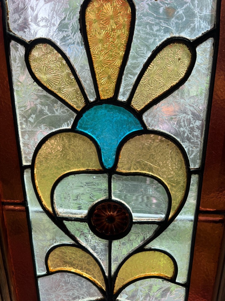 Nice antique American stained glass window