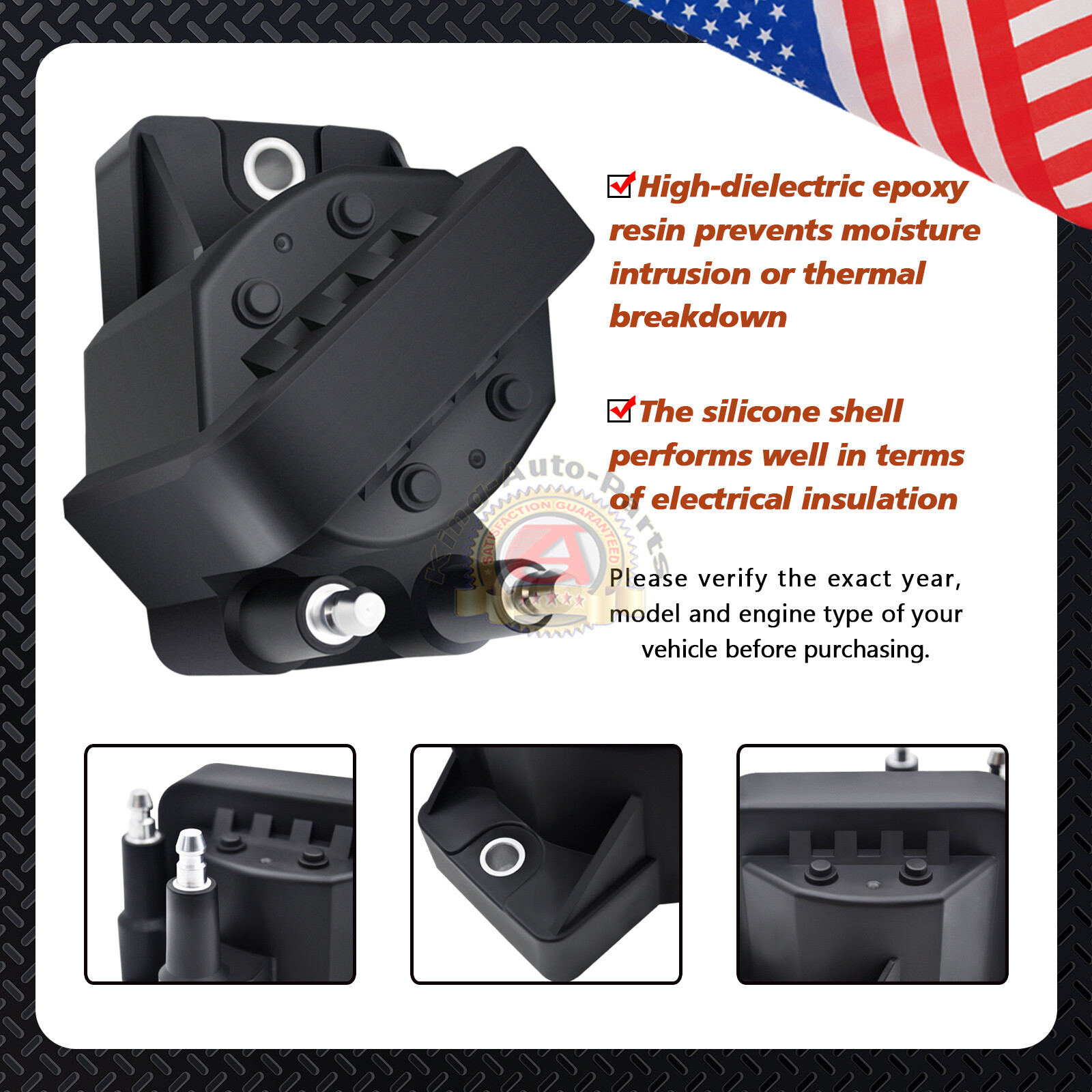 Set of 3 Ignition Coil Pack For Buick Cadillac Chevy Olds Pontiac 3.8L3.4L DR39