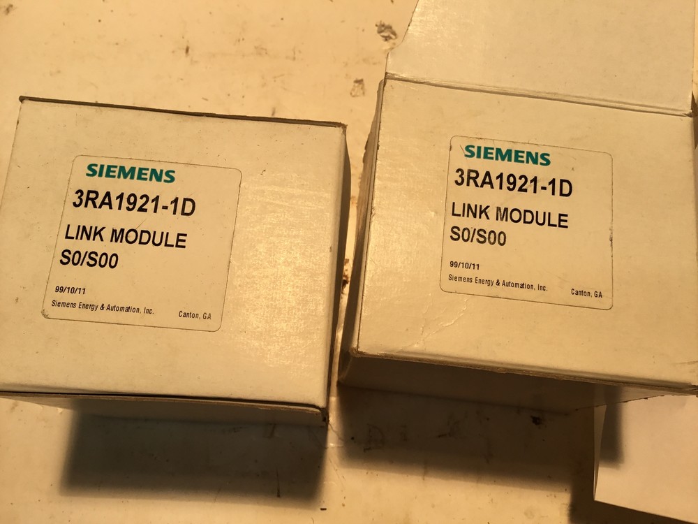 2 Pieces Siemens Link Module 3RA1921-1D New (26)