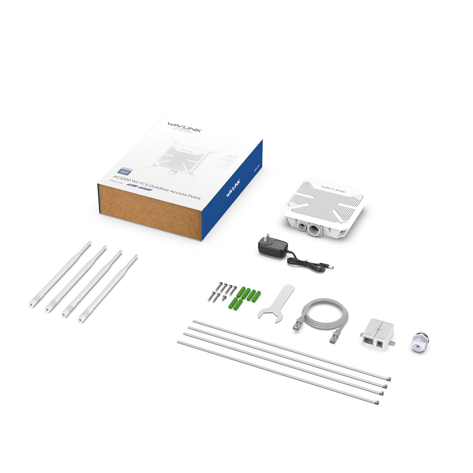 AX3000 WiFi 6 Mesh Extender Outdoor Long Range AX1800 Booster AC1200 Repeater