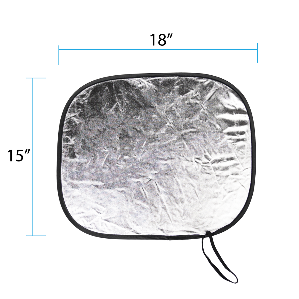 [2 PACK] Gold/Whte + Silver/White Light Reflector Panel for Photography, Studio