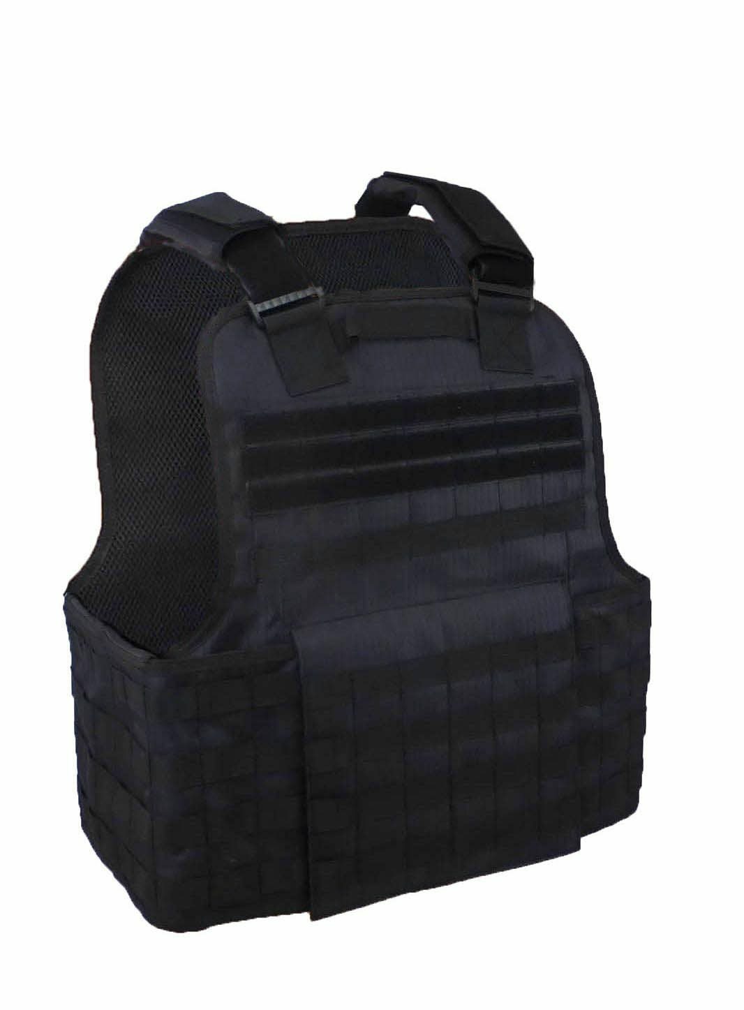 Tactical Scorpion Body Armor Muircat 11x14 Carrier + Level IIIA Plates | Black